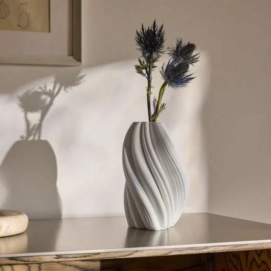 3D Printed Porcelain Vase melody