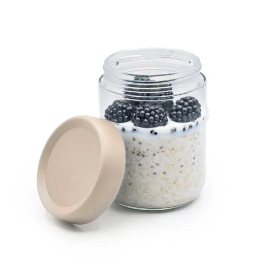 Glass Overnight Oats Jars