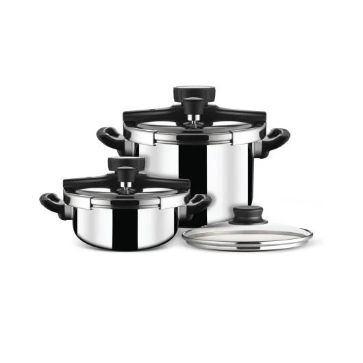 Stahl Versatil Triply Stainless Steel Pressure Cooker Collection