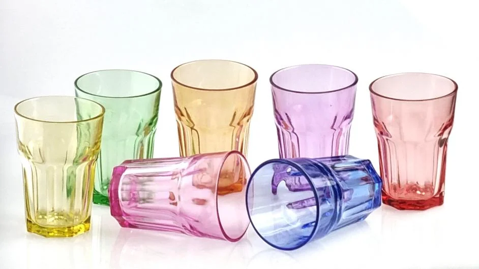 Coloured Drinking Glasses