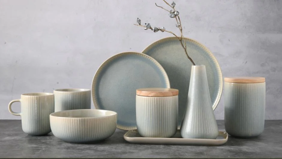 Decor Innovations 반응 유약 스톤웨어