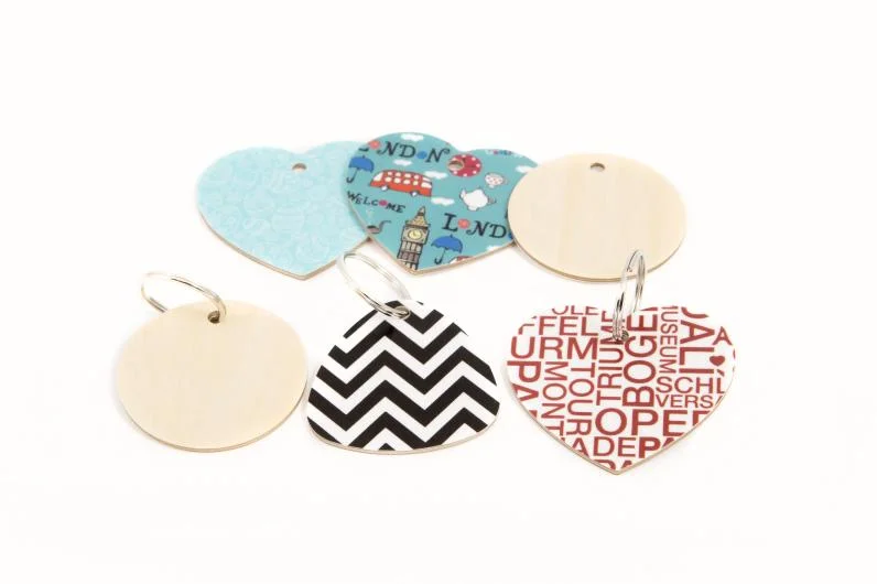 Formpress Birch Veneer Key-Rings
