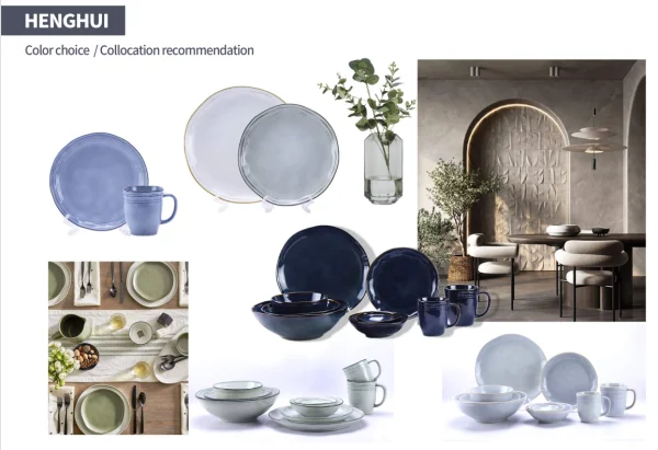 Reactive Glaze Tableware Items