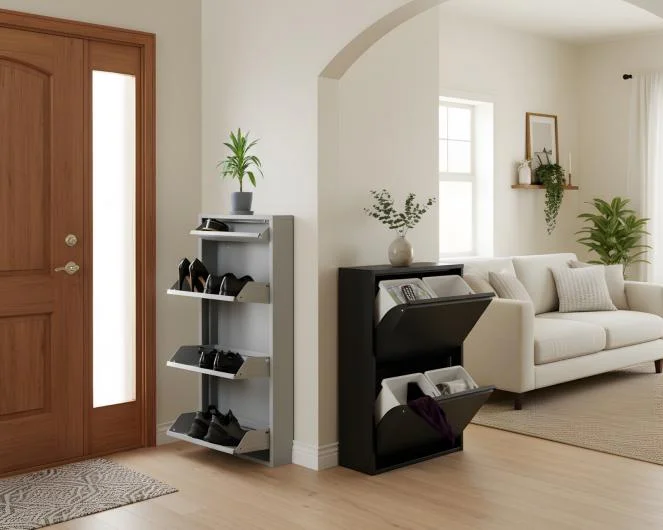 Metal Shoe and Multi Purpose Cabinet