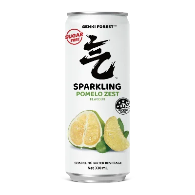 Genki Forest Sparkling Water Beverage - Pomelo Zest Flavour 330ml