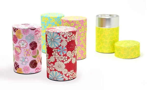 WASHI Wrapped Tea Tin
