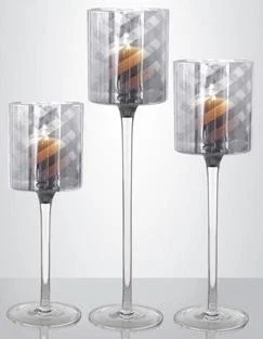 Glass Candle Holder