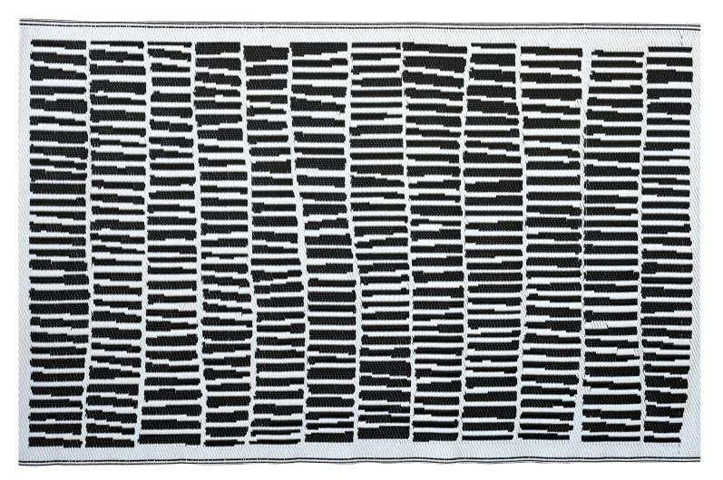 Sapana Black Stamp Rug