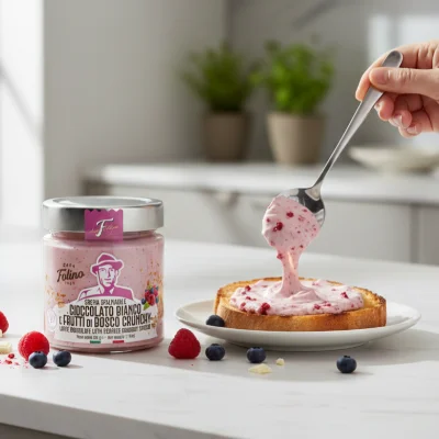 White Chocolate and Crunchy Berries Spread