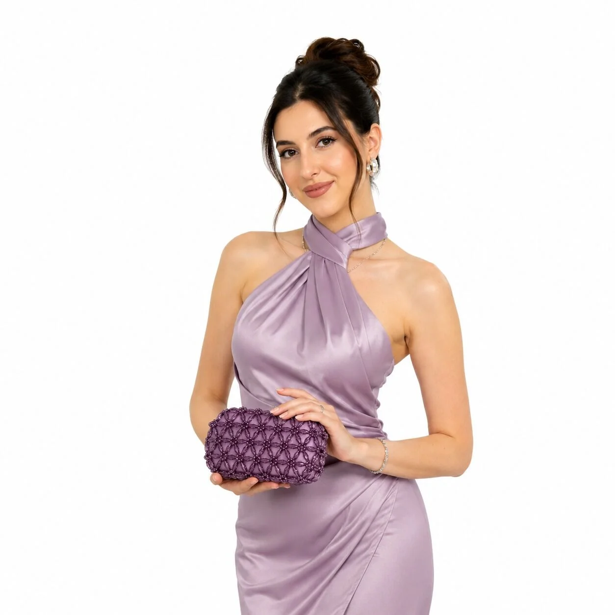 Fresco Royale Handmade Crystal Handbag
