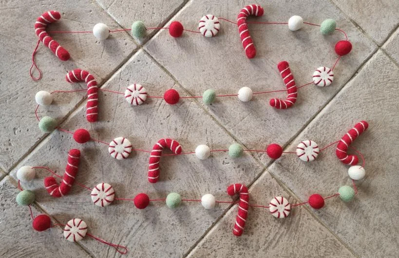 Christmas Candy Garland