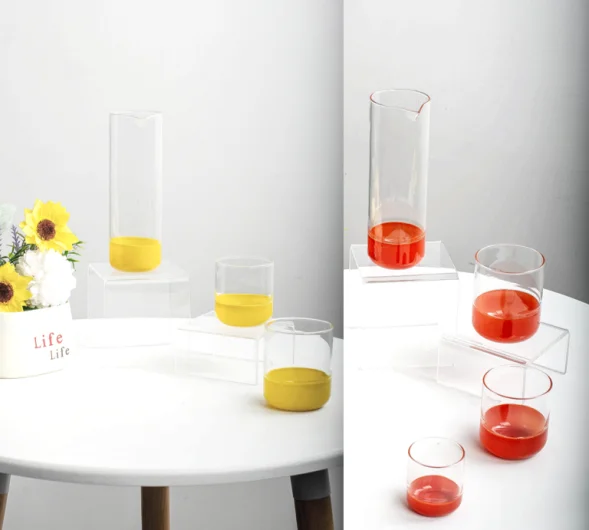New Color Borosilicate Drinking Glass
