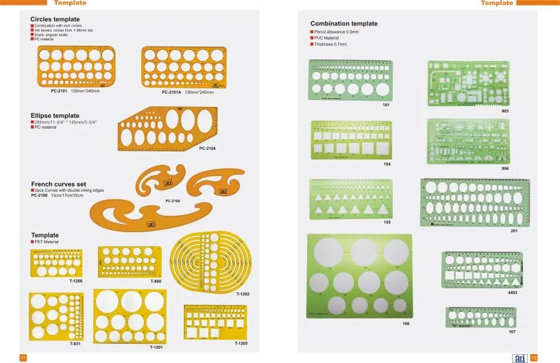 Drawing Template Set