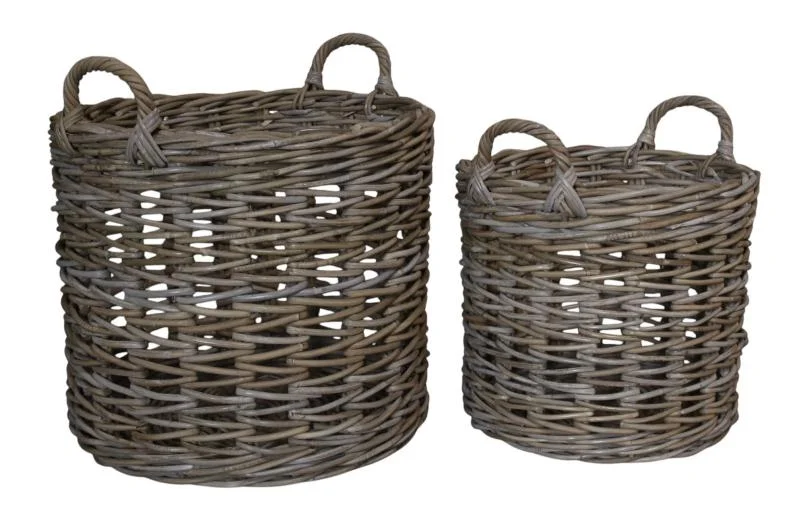 Rattan Basket Storage - B 19025 JG S/2