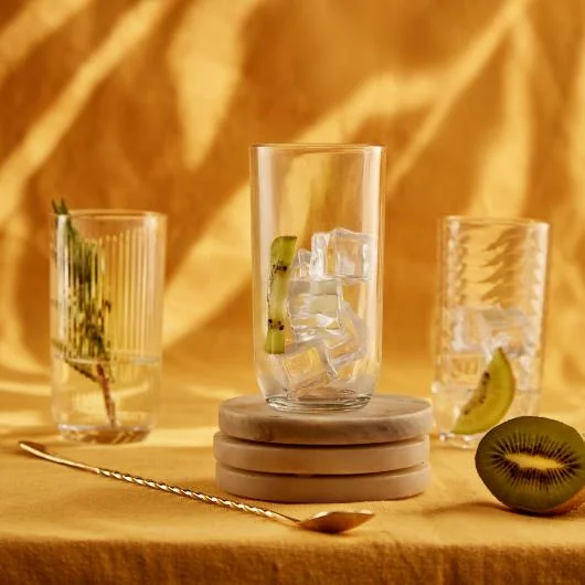 Pyramid Glass Tumblers