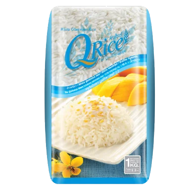 QRice Light Blue Thai White Glutinous Rice 1kg