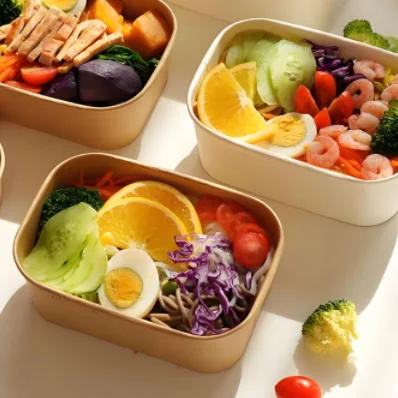 PLA and Water-Based Coated Paper Bowls