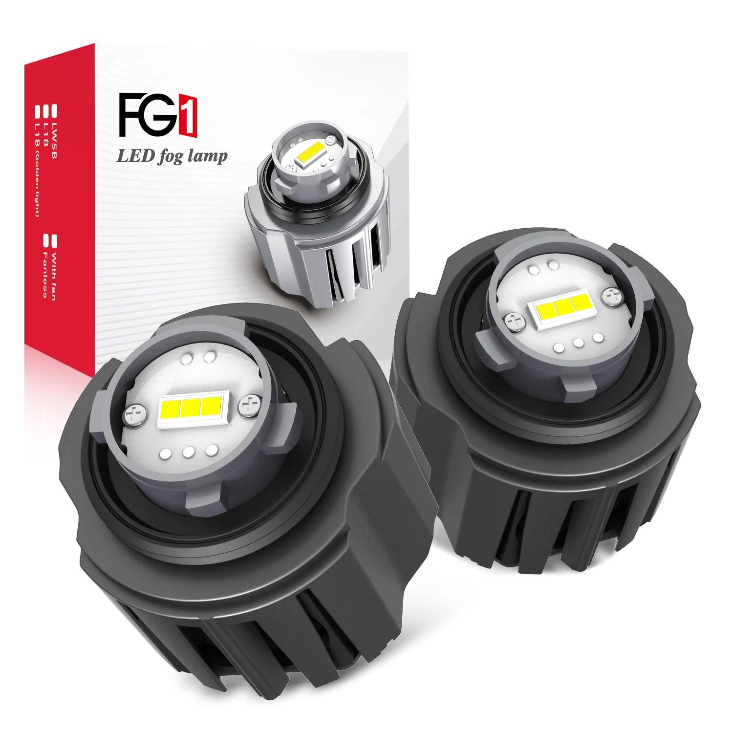 Lampu Bohlam Lampu Kabut LED Dual Warna